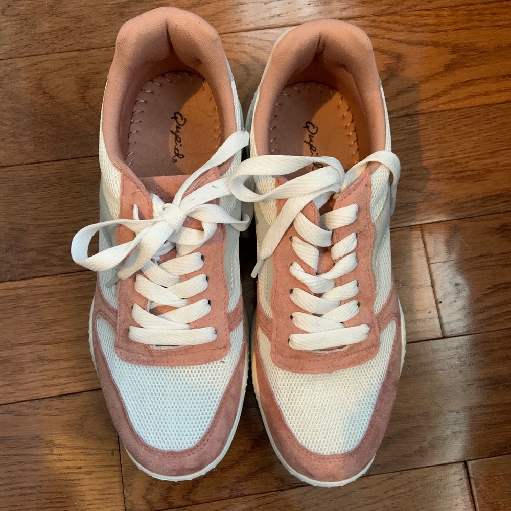 Pink trainers. Worn once
